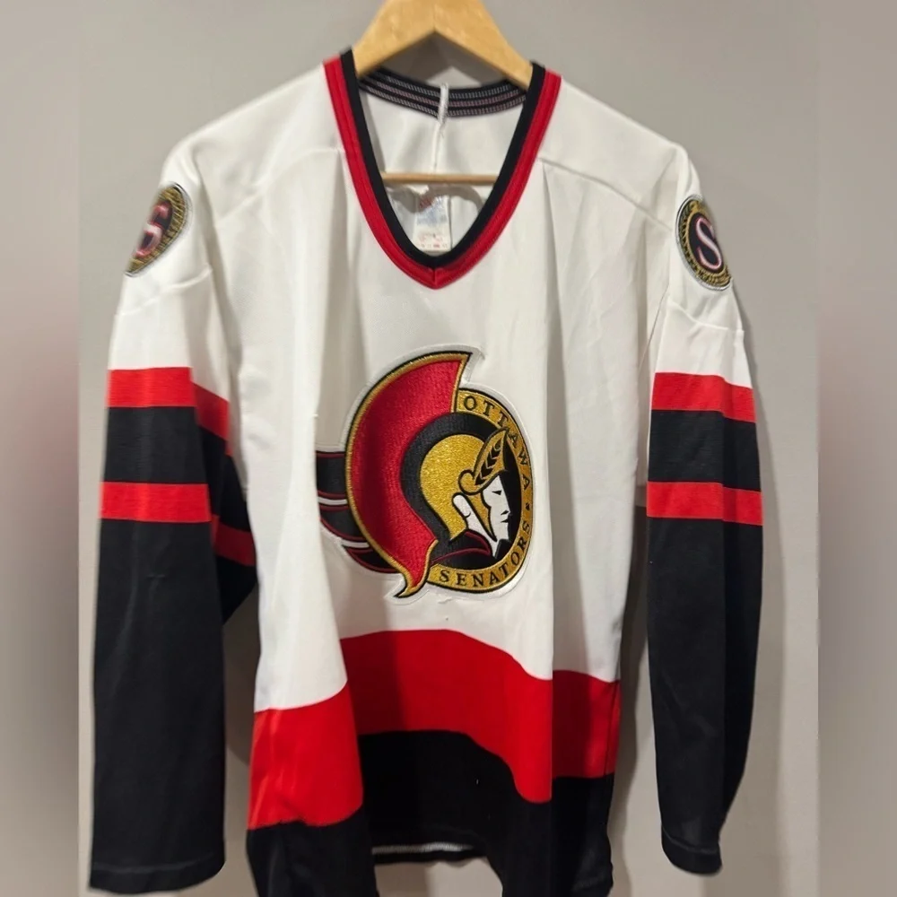 Vtg CCM Maska Ottawa Senators NHL Hockey Jersey - Picture 3 of 9